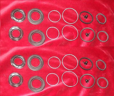 FRONT BRAKE CALIPER  REPAIR SEALS KITS x2 (Fiat Dino 2400) (1969- 73)